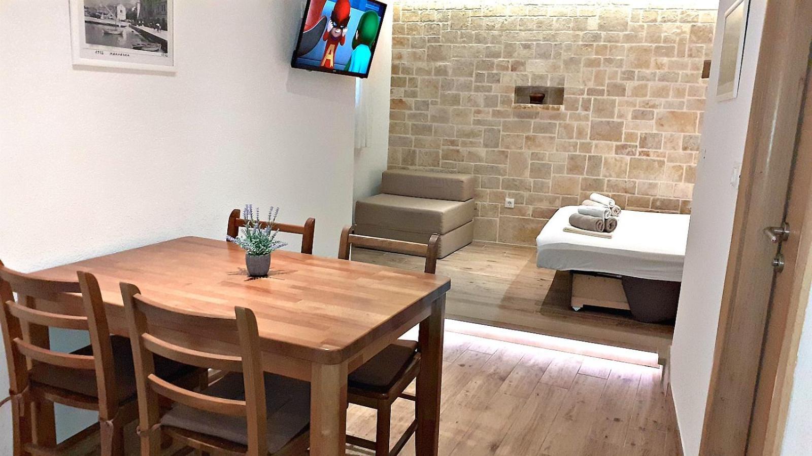 Stone House Bonaca Apartment Baska Voda Ruang foto